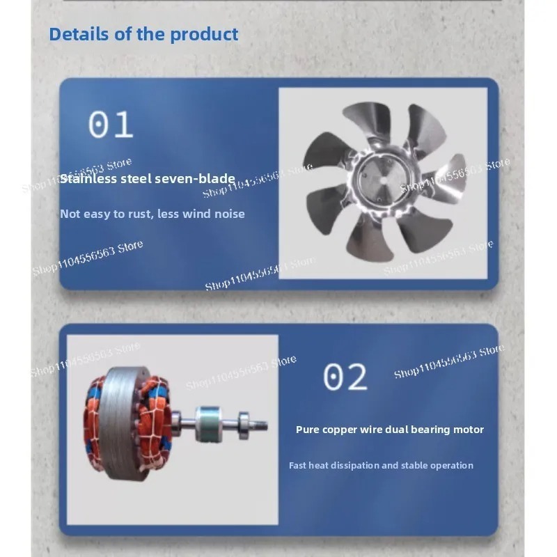 6 7 8 Inch Stainless Steel Kit - Home Bathroom Fan のレビューと価格