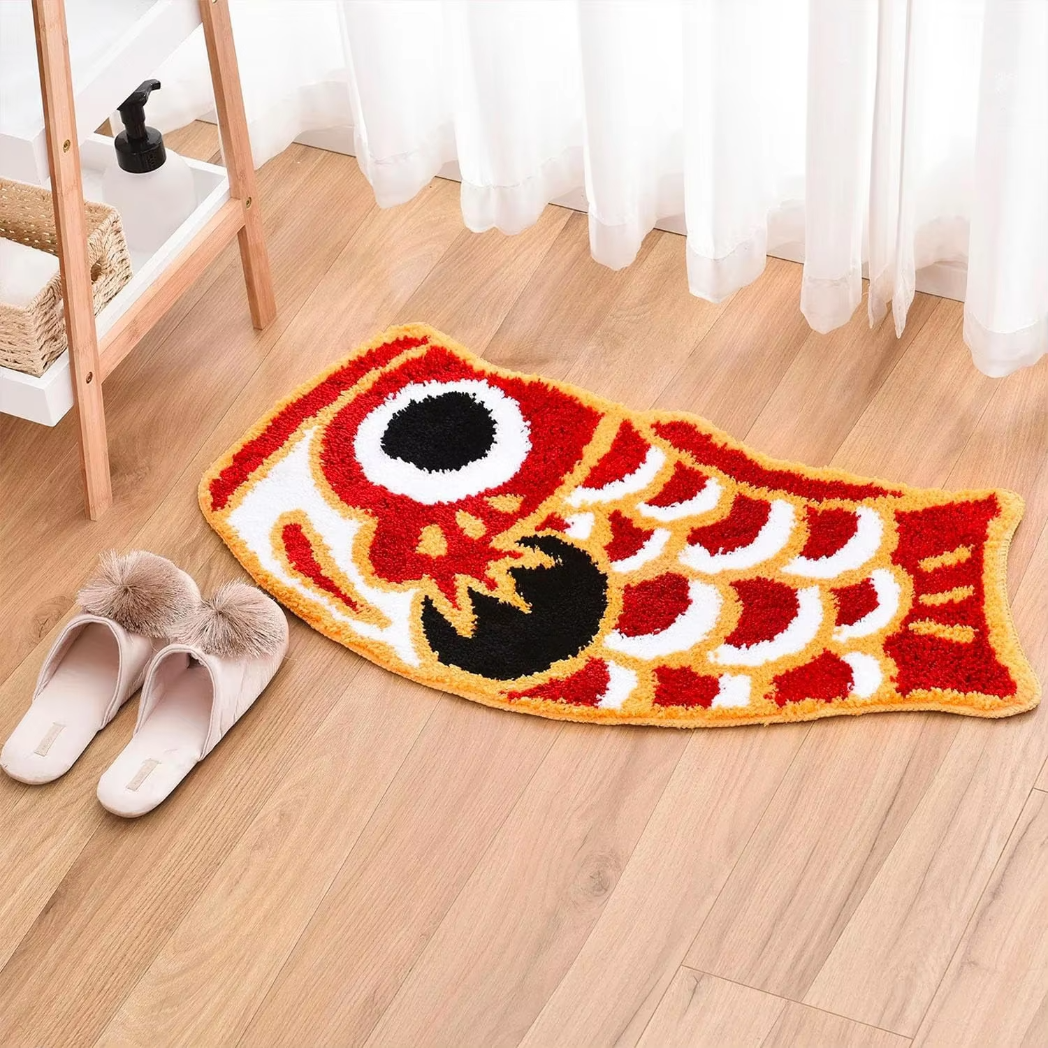 VIKAMA Auspicious Carp Carpet  - Home Goods Bathroom Mats のレビューと価格
