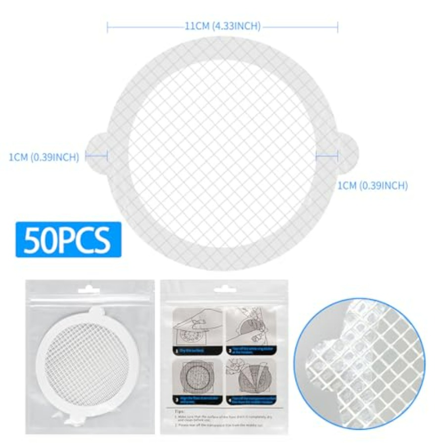 50pcs Disposable Shower Drain  - Drain Hair Catcher のレビューと価格